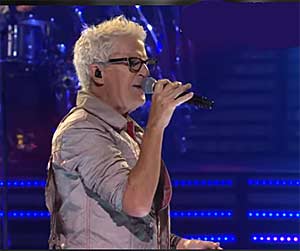 Kevin with REO Speedwagon on AXS TV